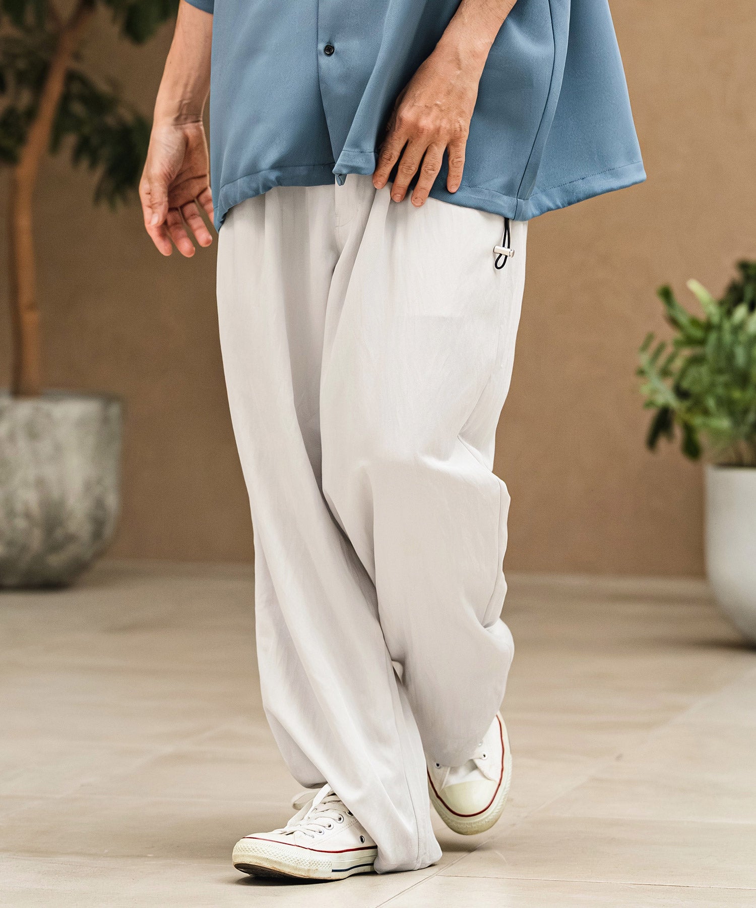 CAMBIO(カンビオ)】【予約販売5月下旬～6月上旬入荷】 Drape Wide