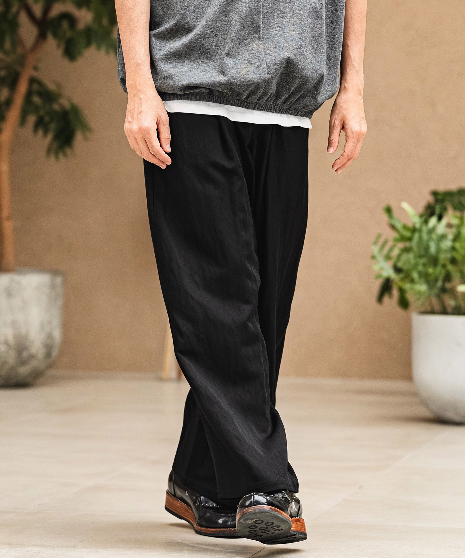 CAMBIO(カンビオ)】【予約販売5月下旬～6月上旬入荷】 Drape Wide