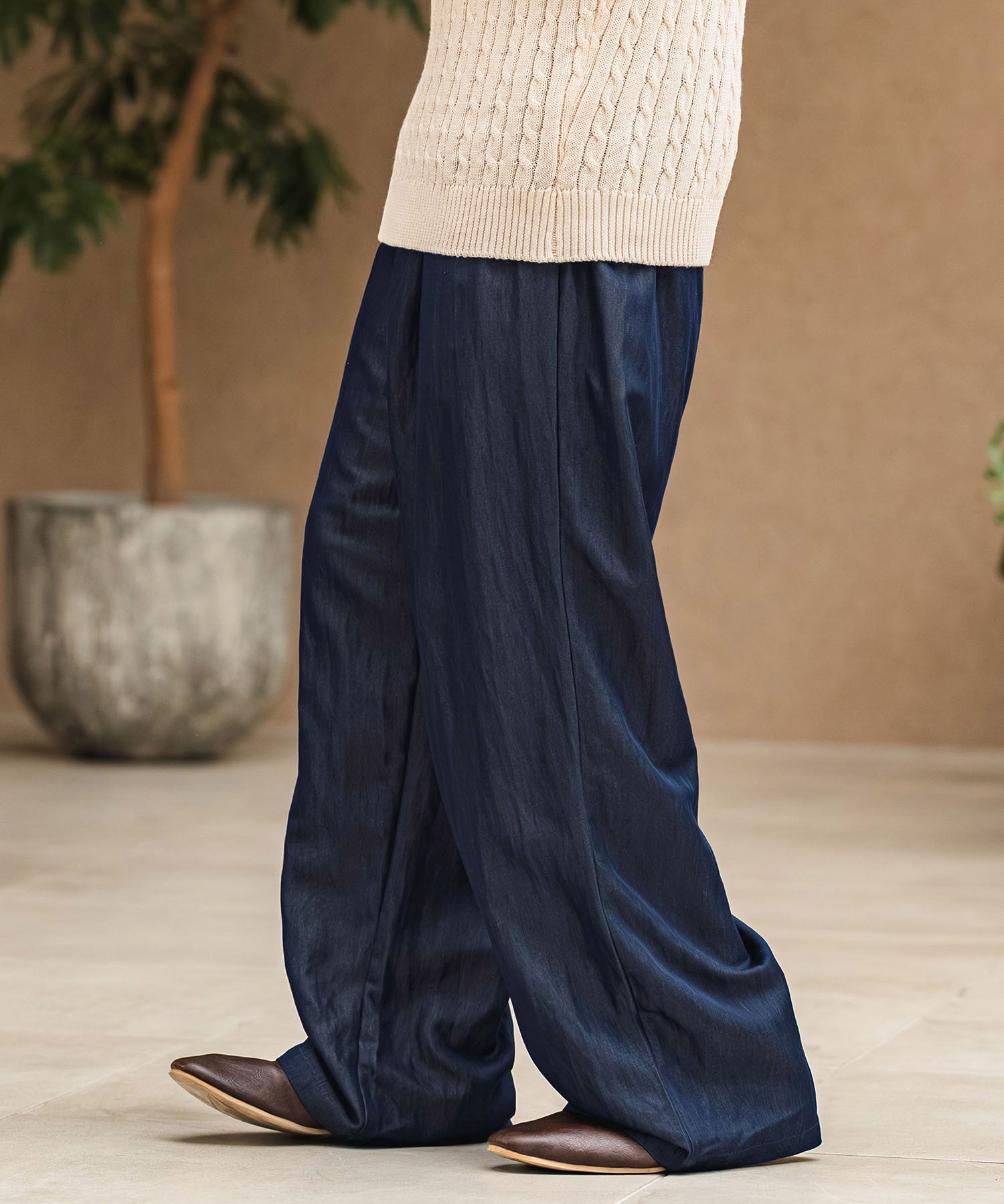 CAMBIO(カンビオ)】【予約販売5月下旬～6月上旬入荷】 Drape Wide