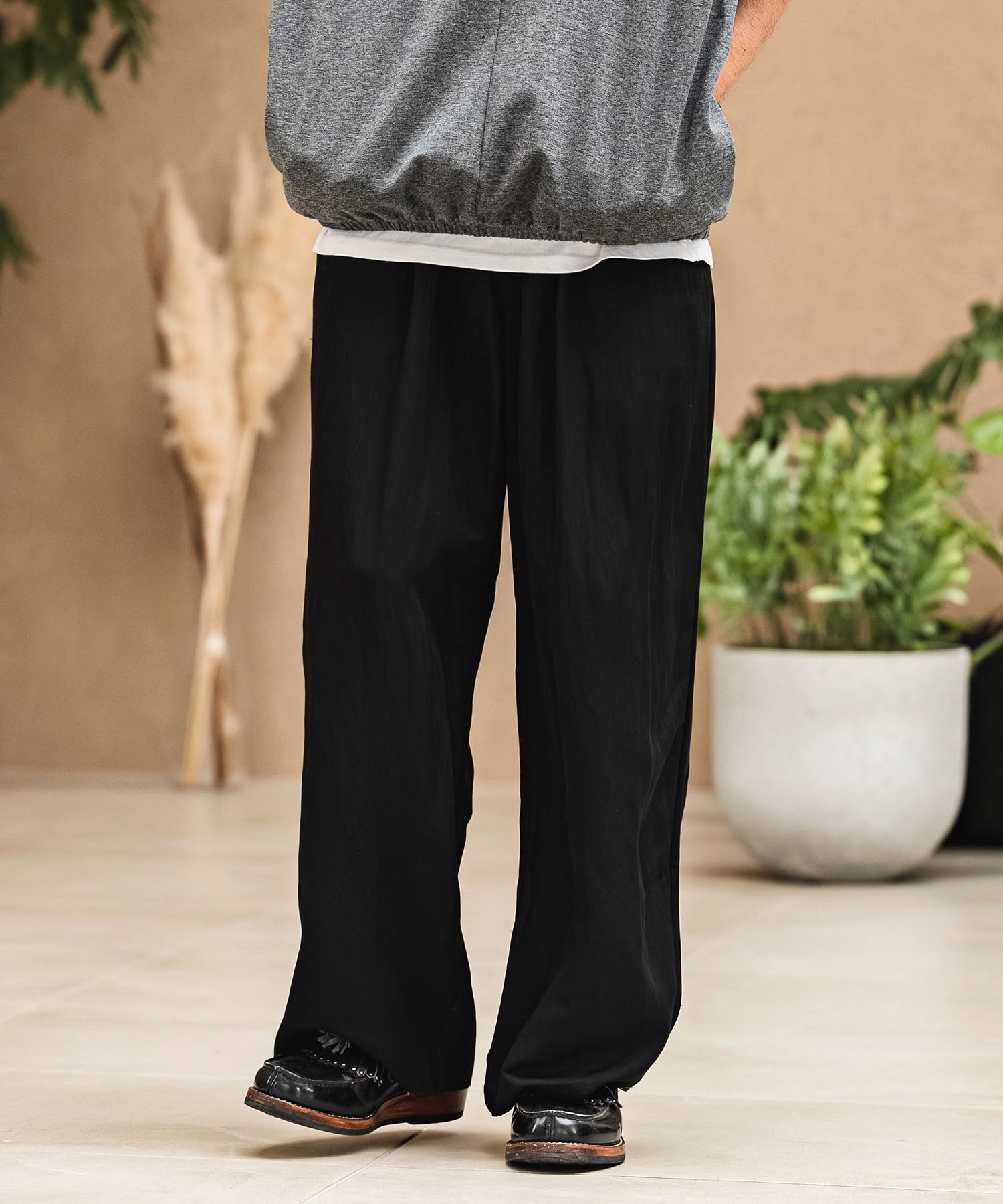 CAMBIO(カンビオ)】【予約販売5月下旬～6月上旬入荷】 Drape Wide