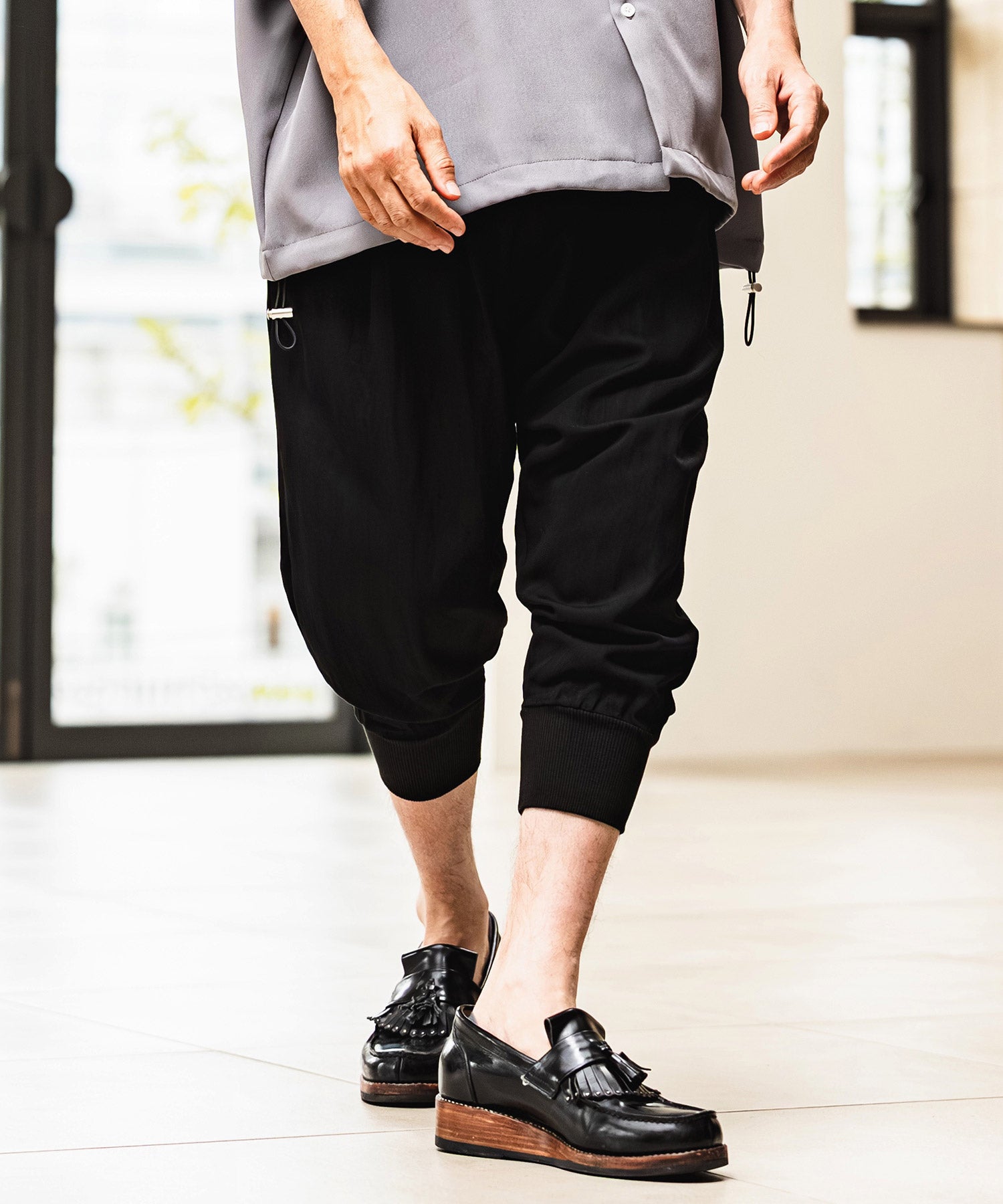 30%OFF【GLIMCLAP(グリムクラップ)】 Leopard pattern easy pants