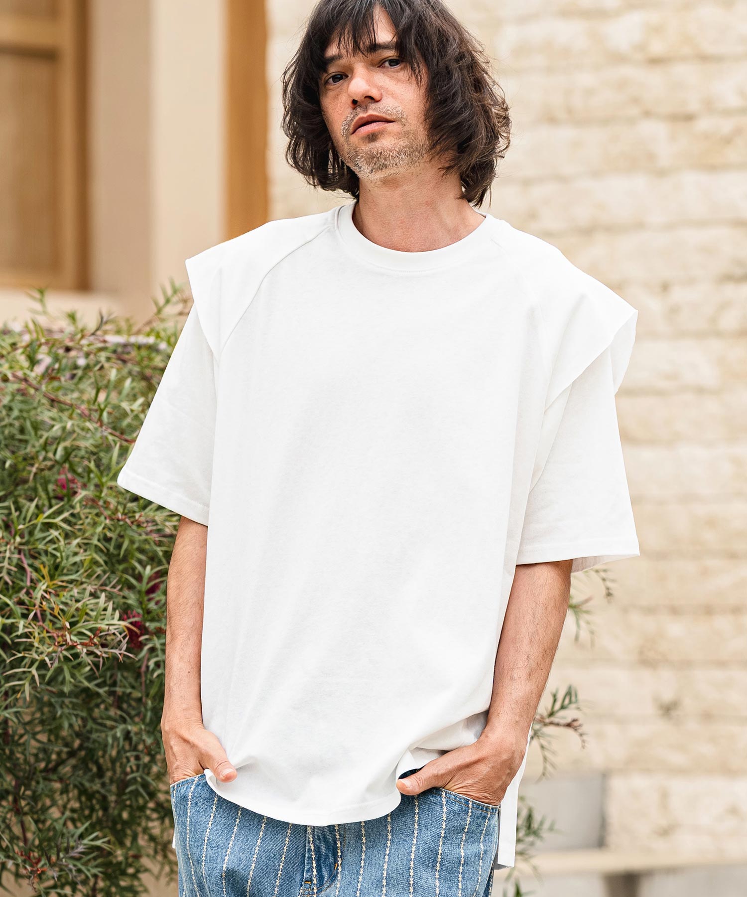 30%OFF【CAMBIO(カンビオ)】フェイクレイヤードTシャツ | CAMBIO カンビオ