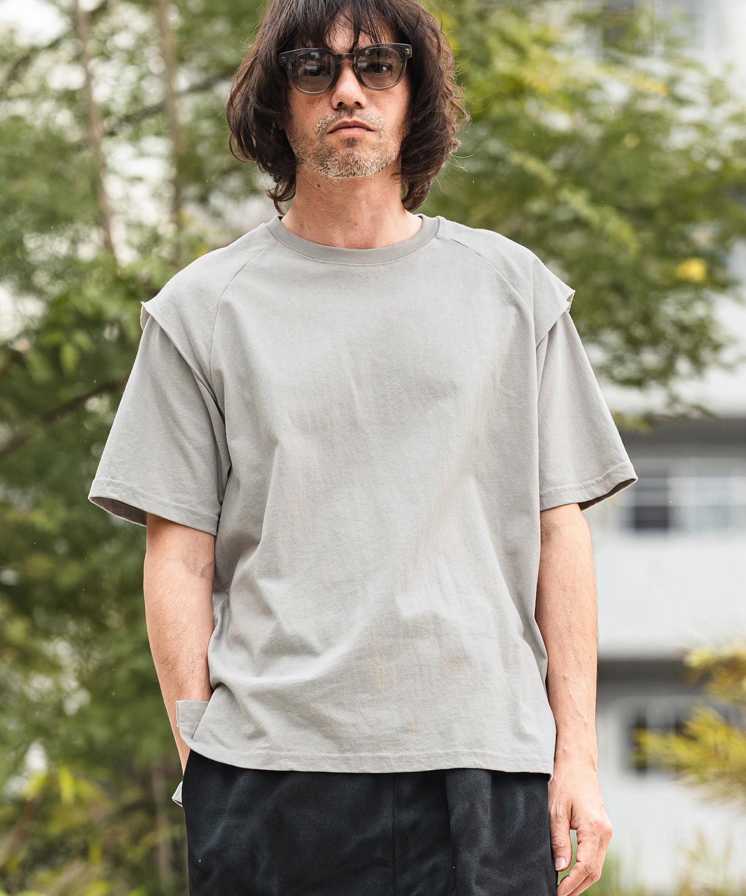 30%OFF【CAMBIO(カンビオ)】フェイクレイヤードTシャツ | CAMBIO カンビオ