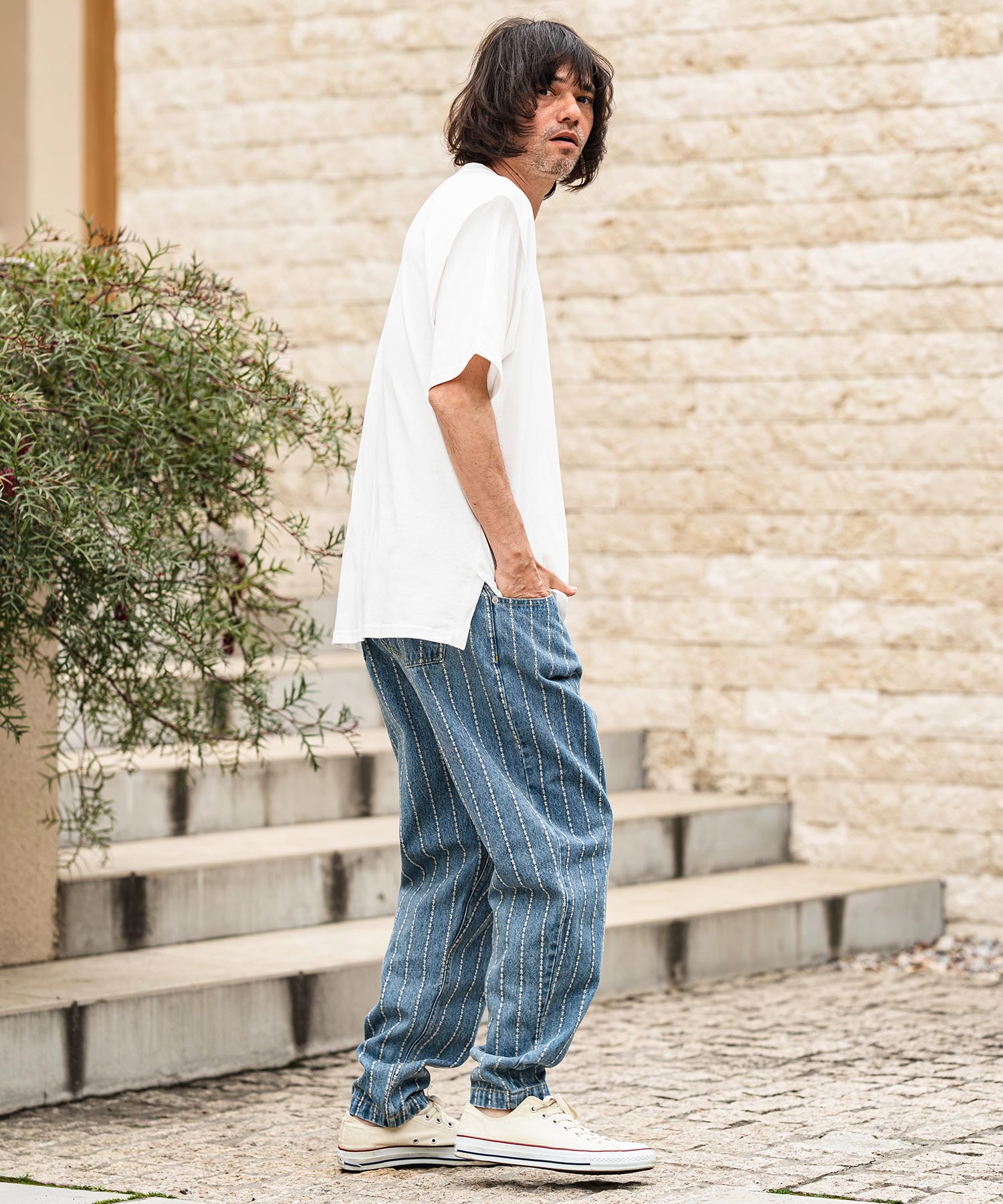 30%OFF【CAMBIO(カンビオ)】フェイクレイヤードTシャツ | CAMBIO カンビオ