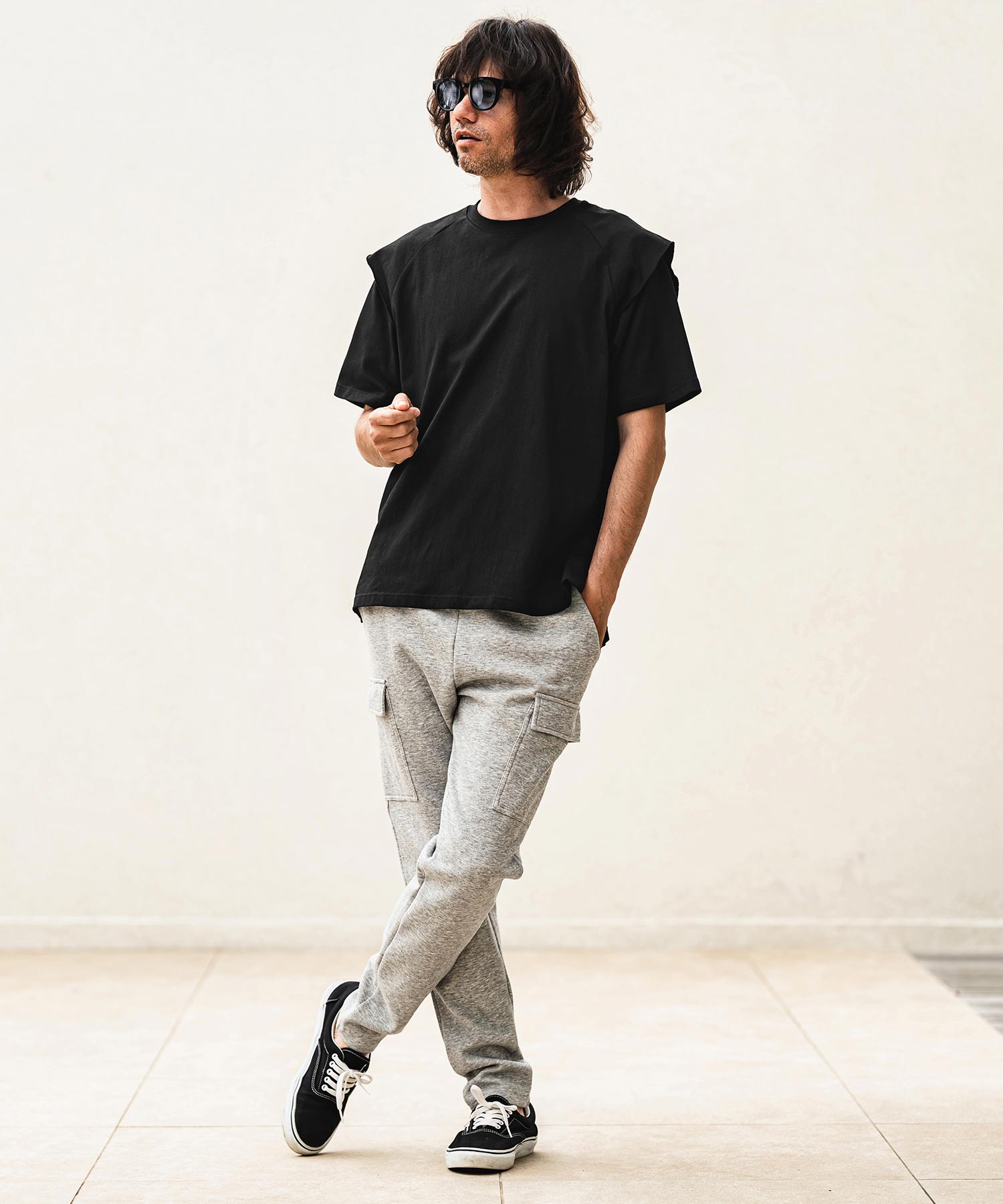 ILOVE フレシノ　DINO Tシャツ MIKADO着用　Sサイズ 30%OFF【CAMBIO(カンビオ)】フェイクレイヤードTシャツ | CAMBIO カンビオ