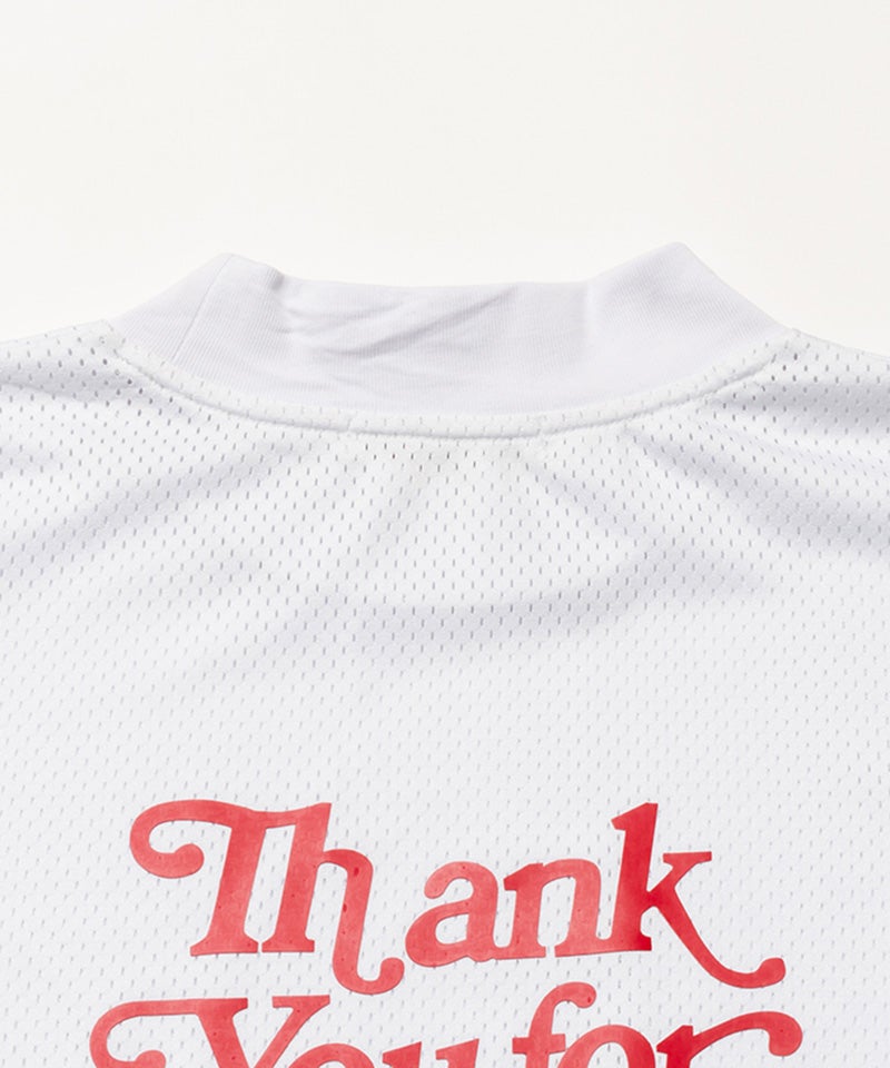 THE SWINGGGR(ザ・スウィンガー)】THANKS MESH MOCK TEE モックネックT
