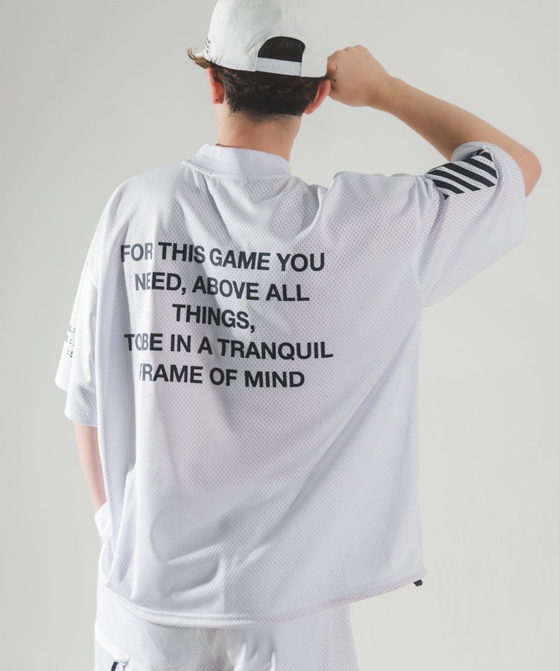THE SWINGGGR(ザ・スウィンガー)】SWG MESH MOCK TEE モックネックT