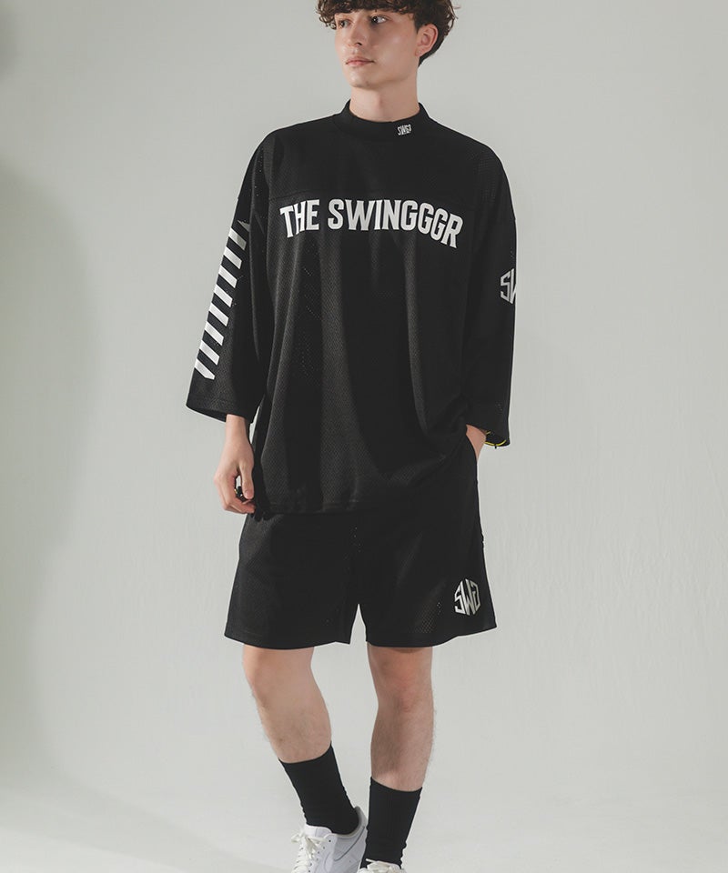 THE SWINGGGR(ザ・スウィンガー)】MESH SHORTS ショートパンツ(0126