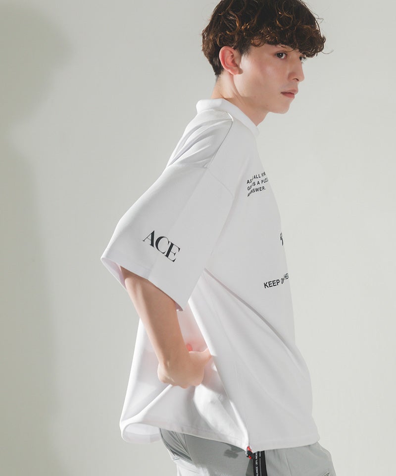 THE SWINGGGR(ザ・スウィンガー)】BLOW UP MOCK TEE モックネックT