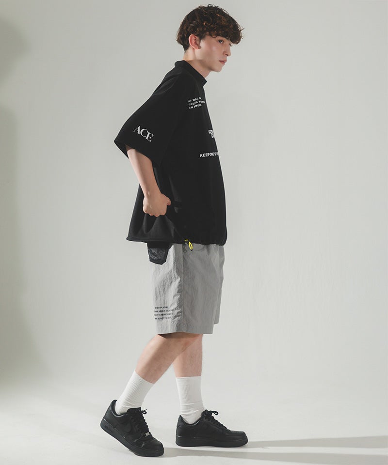 THE SWINGGGR(ザ・スウィンガー)】BLOW UP MOCK TEE モックネックT