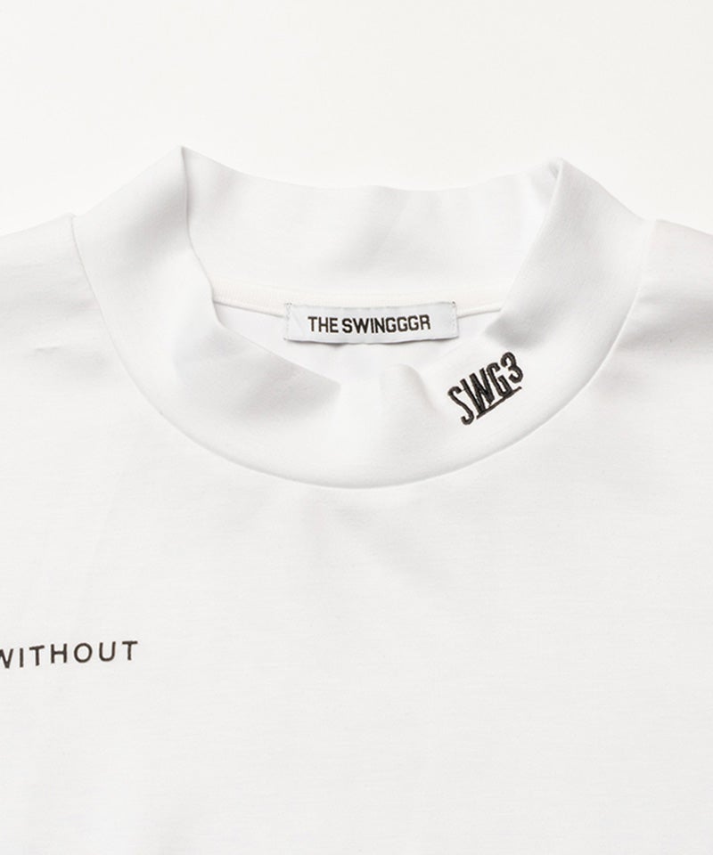 THE SWINGGGR(ザ・スウィンガー)】BLOW UP MOCK TEE モックネックT