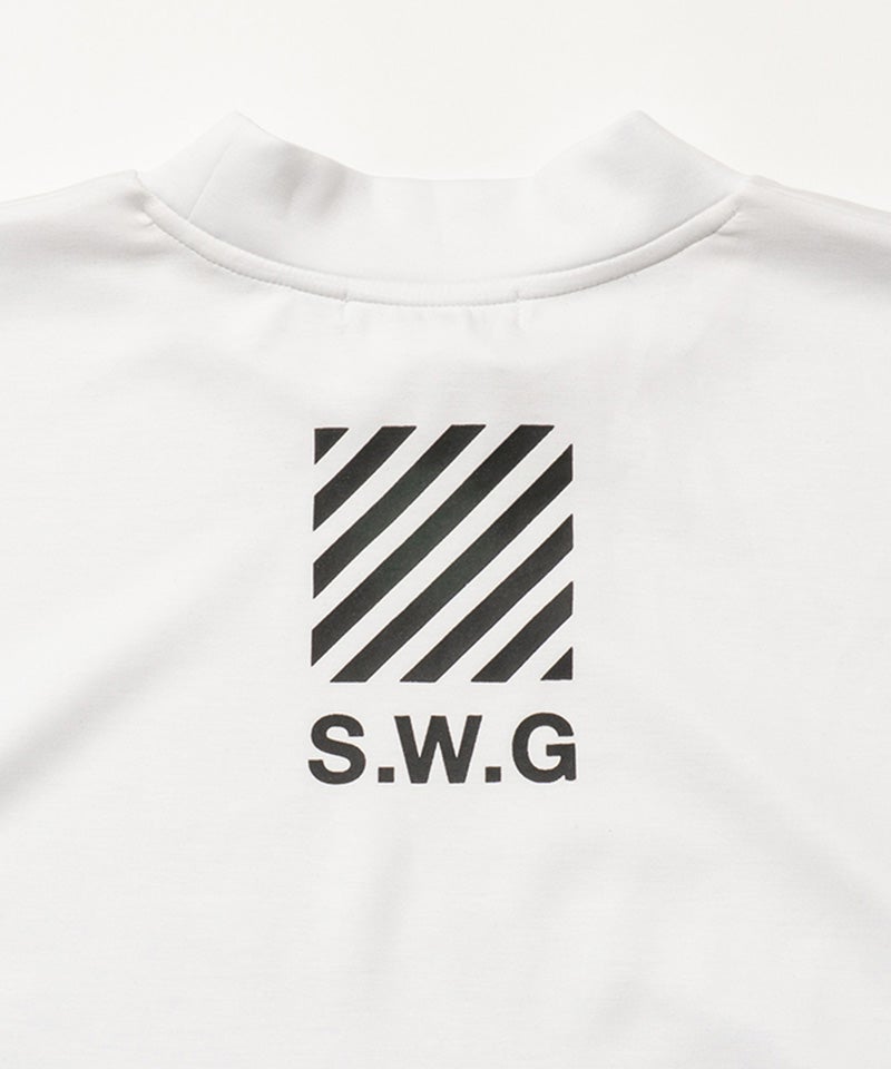 THE SWINGGGR(ザ・スウィンガー)】BLOW UP MOCK TEE モックネックT