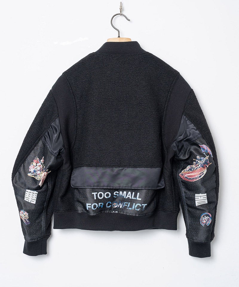 STOF(ストフ)】【予約販売10月中旬～下旬入荷】VSJQ Mix MA-1 Blouson 