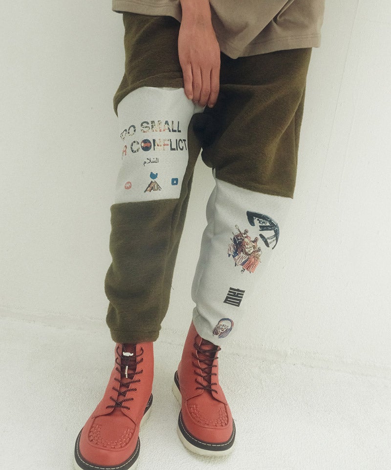 STOF(ストフ)】【予約販売9月中旬～下旬入荷】VSJQ Mix Wide Pants
