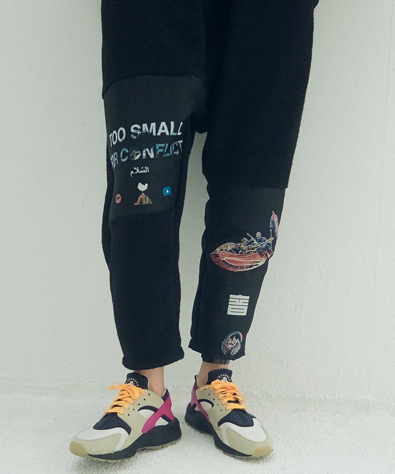 STOF(ストフ)】【予約販売9月中旬～下旬入荷】VSJQ Mix Wide Pants
