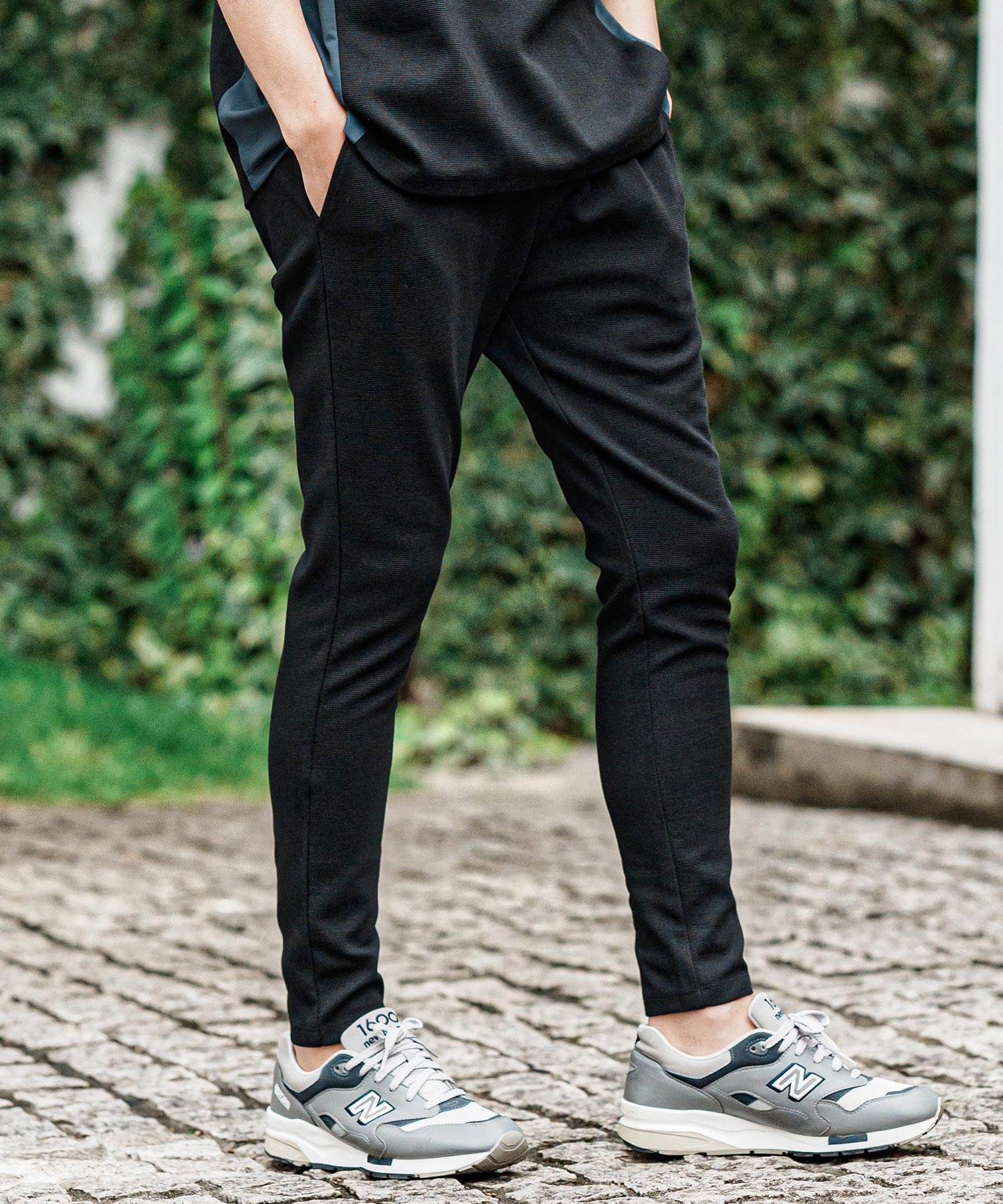 パンツ k8.0 CAMBIO(カンビオ)】Ripple Span Tight Fit Pants タイトフィットパンツ