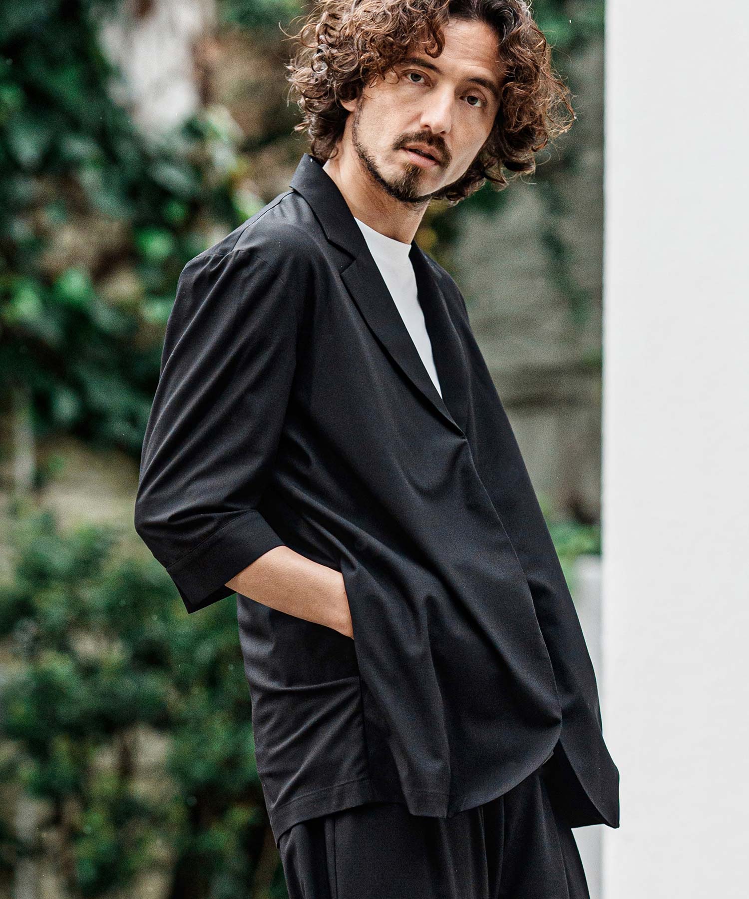 FR2 GOLF 中綿 ストレッチジャケット M CAMBIO(カンビオ)】2 way Stretch Mini Ripstop 3-4 Sleeve Jacket 7分