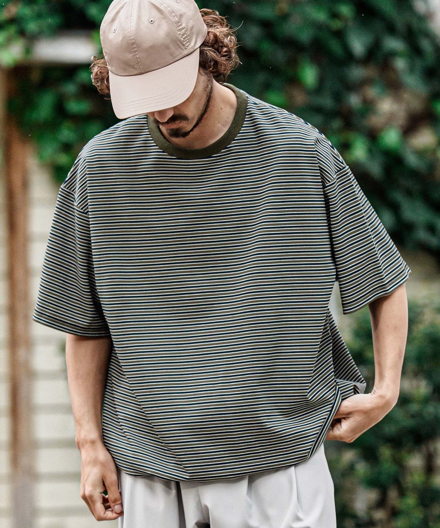 CAMBIO(カンビオ)】マルチボーダースピンドルTシャツ | CAMBIO カンビオ