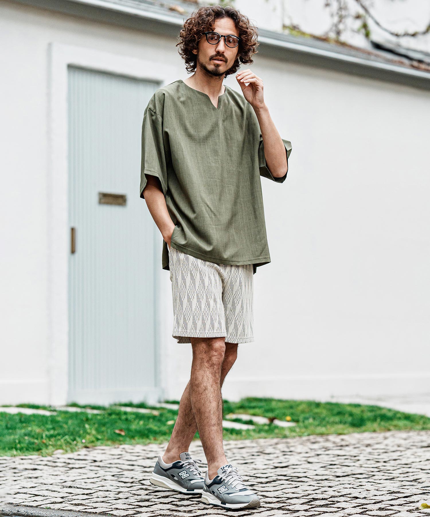CAMBIO(カンビオ)】ドビー総柄ショートパンツ | CAMBIO カンビオ