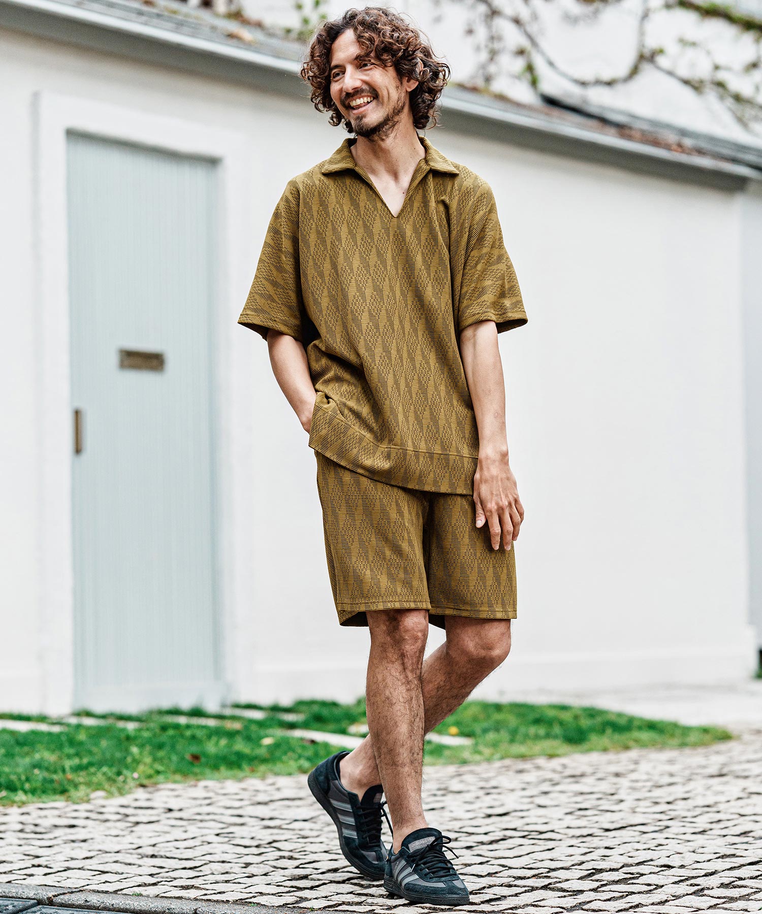 CAMBIO(カンビオ)】ドビー総柄ショートパンツ | CAMBIO カンビオ
