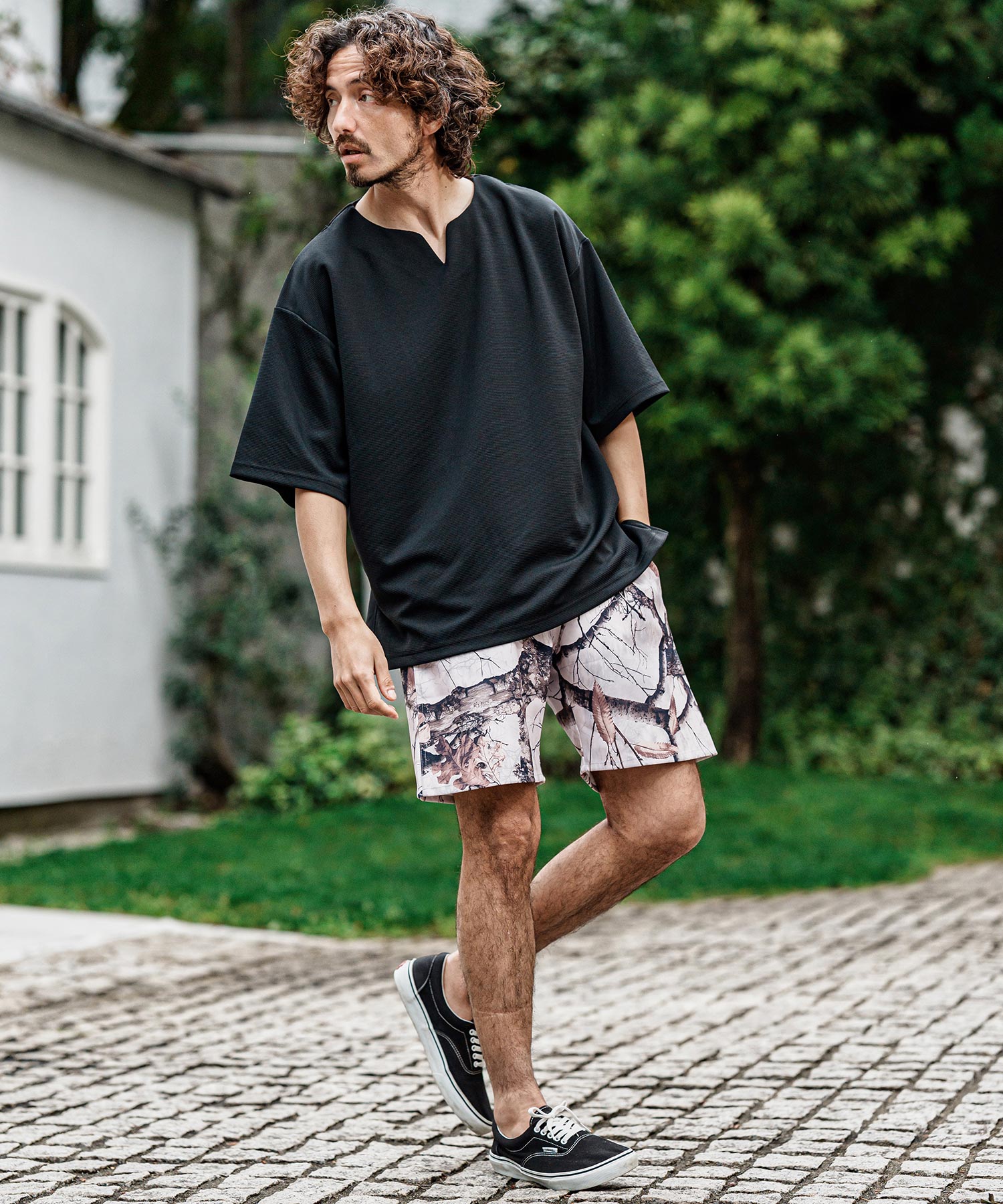 CAMBIO(カンビオ)】 リアルツリー柄ショートパンツ | CAMBIO カンビオ