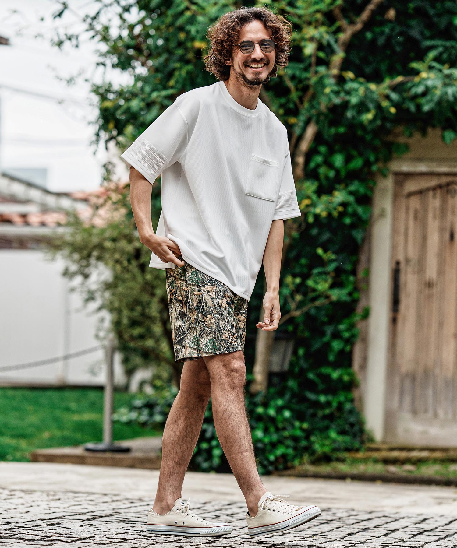 CAMBIO(カンビオ)】 リアルツリー柄ショートパンツ | CAMBIO カンビオ
