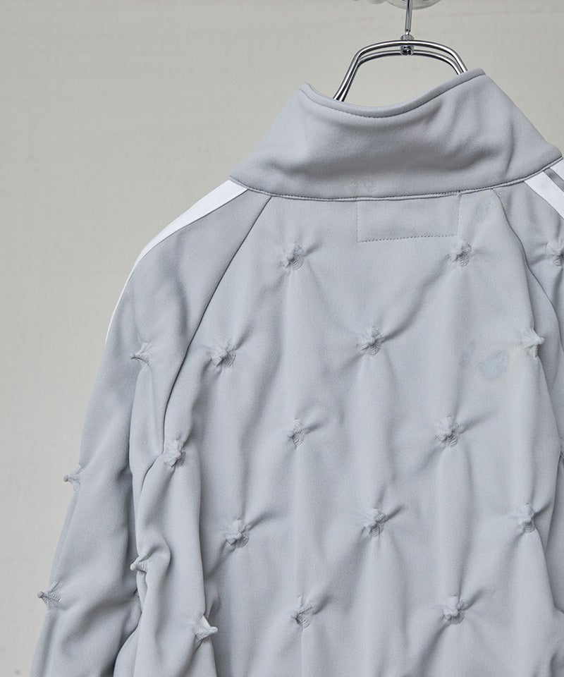 BODYSONG.(ボディソング)】SHIBORI DISTORTION TRACK JKT W-CHARMS