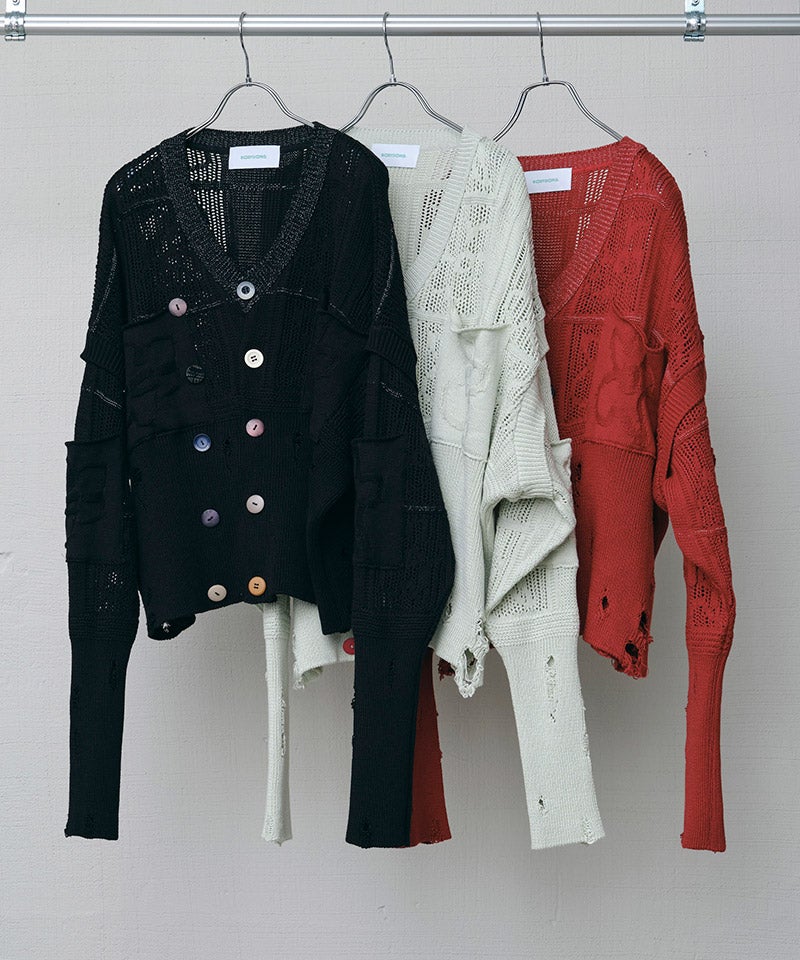 BODYSONG. bodysong. バラクラバカーディガン BODYSONG.(ボディソング)】【予約販売10月下旬～11月上旬入荷】FLORAL