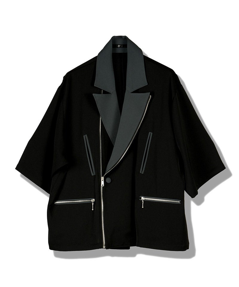 30%OFF【NO ID.(ノーアイディー)】ﾊｰﾌｽﾘｰﾌﾞﾗｲﾀﾞｰｽ1B-JKT ジャケット