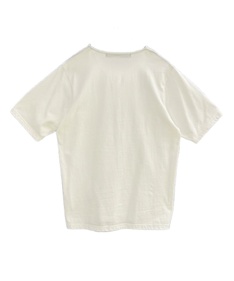 10%OFF【NO ID.(ノーアイディー)】ﾊｰﾌZIP-PO Tシャツ(858006-474T