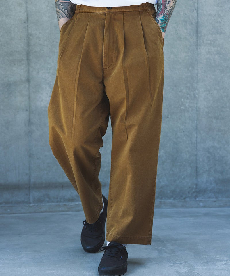 TIMEWORN CLOTHING チノ　オリーブ　38 MROLIVE(ミスターオリーブ)】【予約販売9月下旬～10月上旬入荷