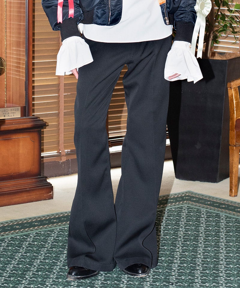 TENDER PERSON(テンダーパーソン)】HONEYCOME FLARE PANTS フレア
