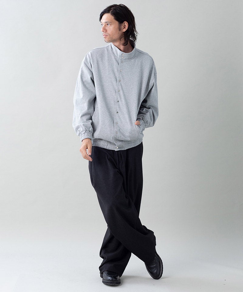 EGO TRIPPING(エゴトリッピング)】MOLD-SWEATJACKET スタンドブルゾン