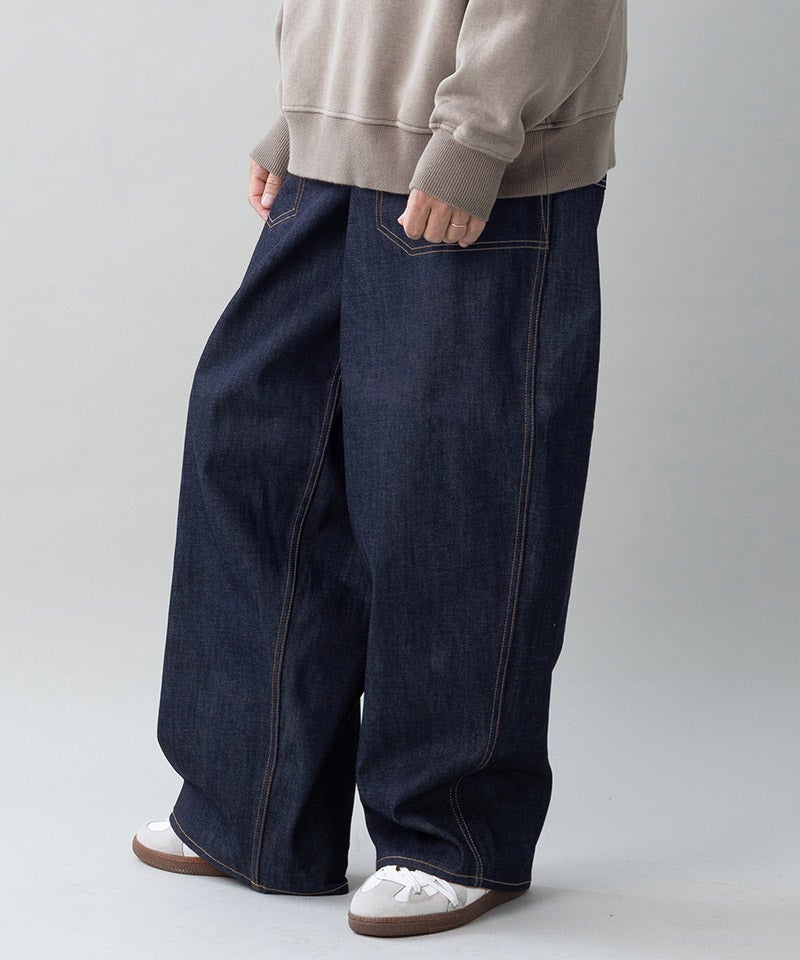 58:Indigo×金茶ステッチ