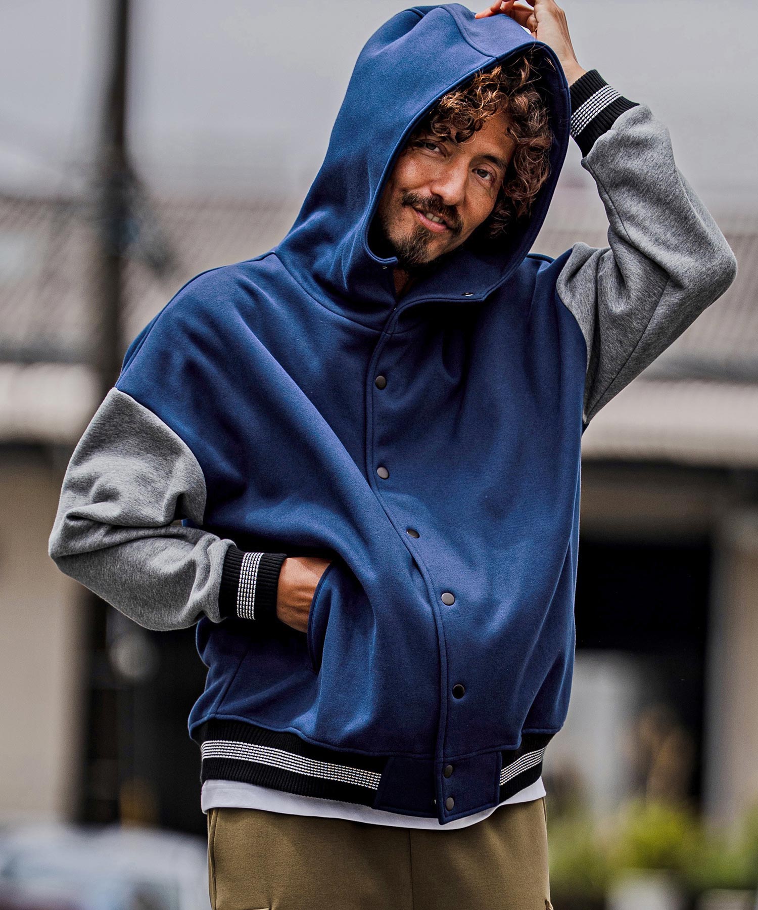NAVY×M.GRAY