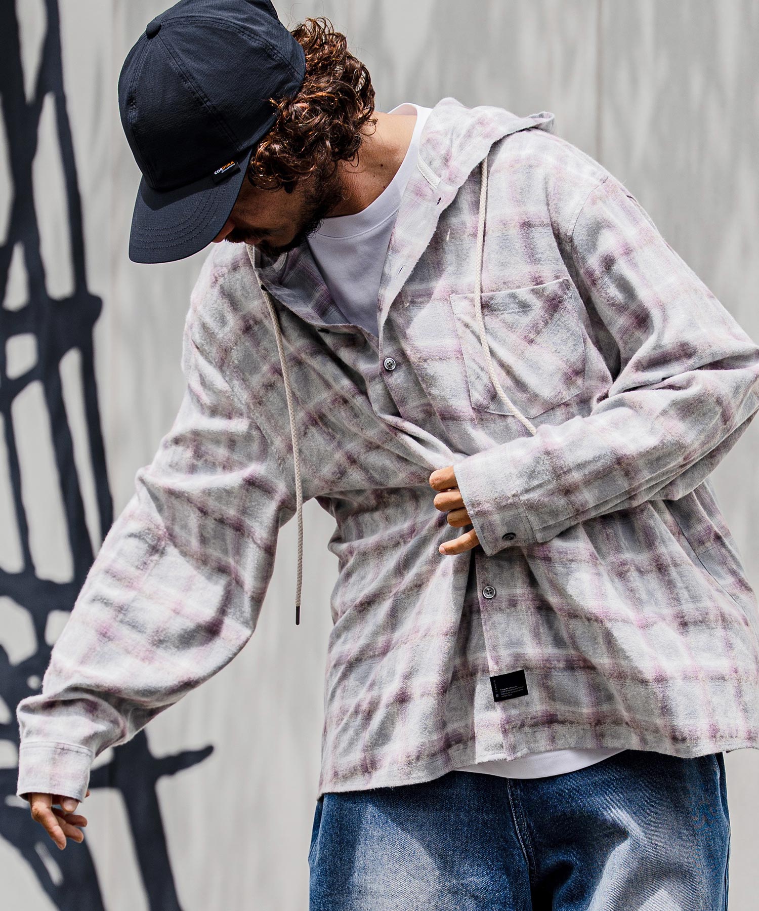 CAMBIO(カンビオ)】【予約販売9月中旬～下旬入荷】Bleached Hooded