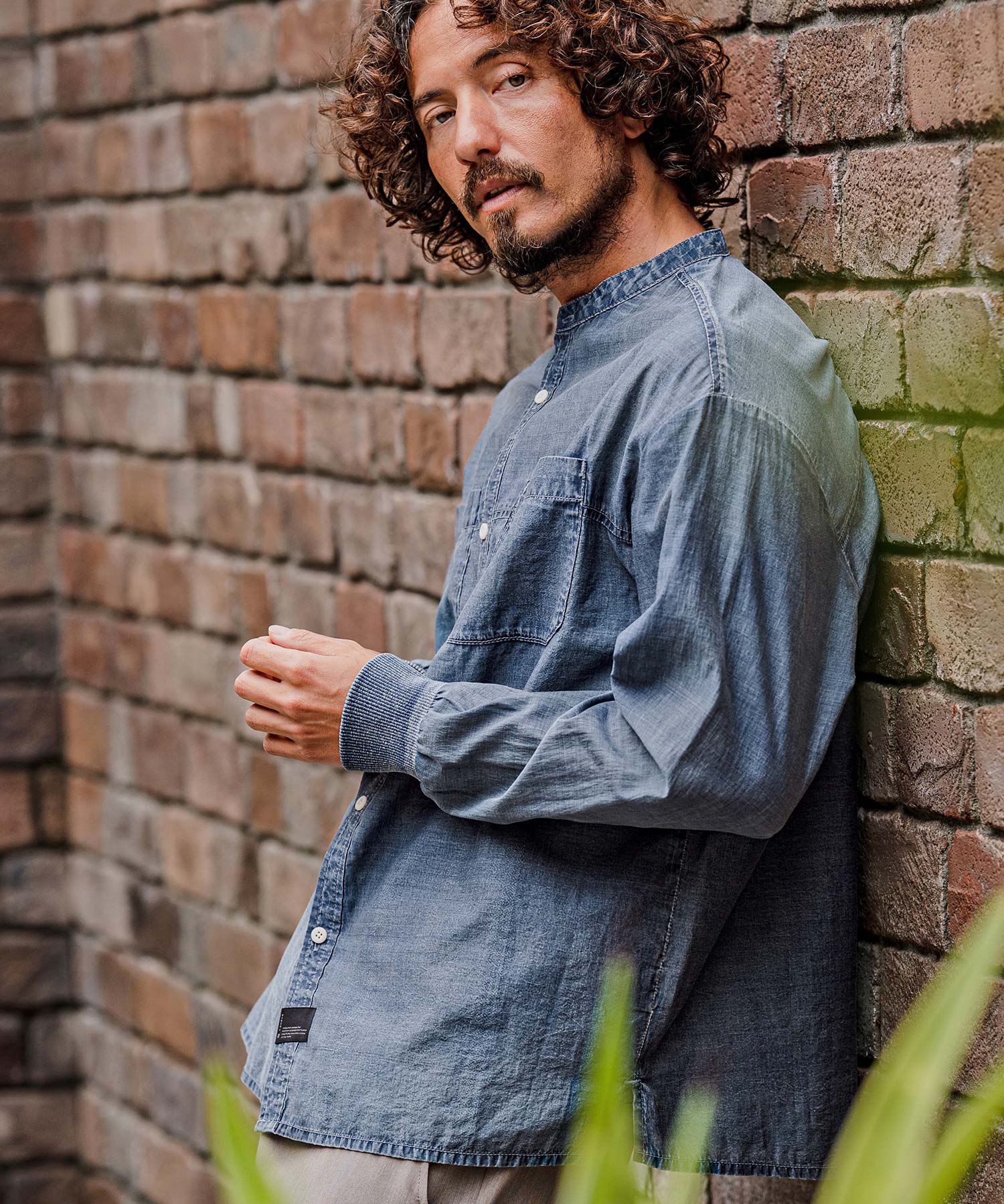 CAMBIO(カンビオ)】【予約販売8月中旬～下旬入荷】Indigo Nylon