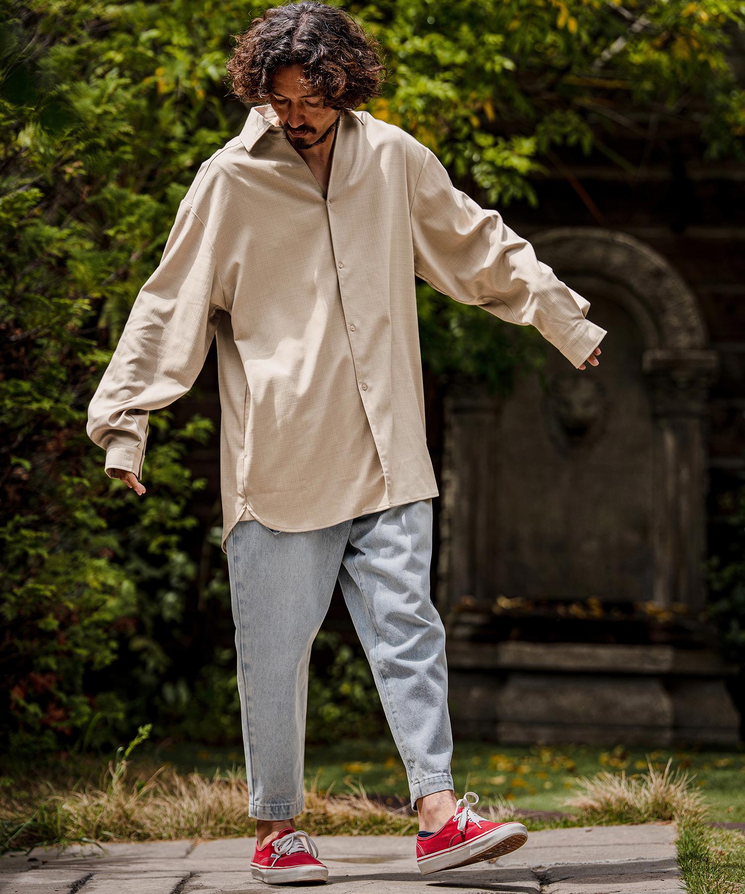 CAMBIO(カンビオ)】【予約販売8月上旬～中旬入荷】Slub Yarn Monogram