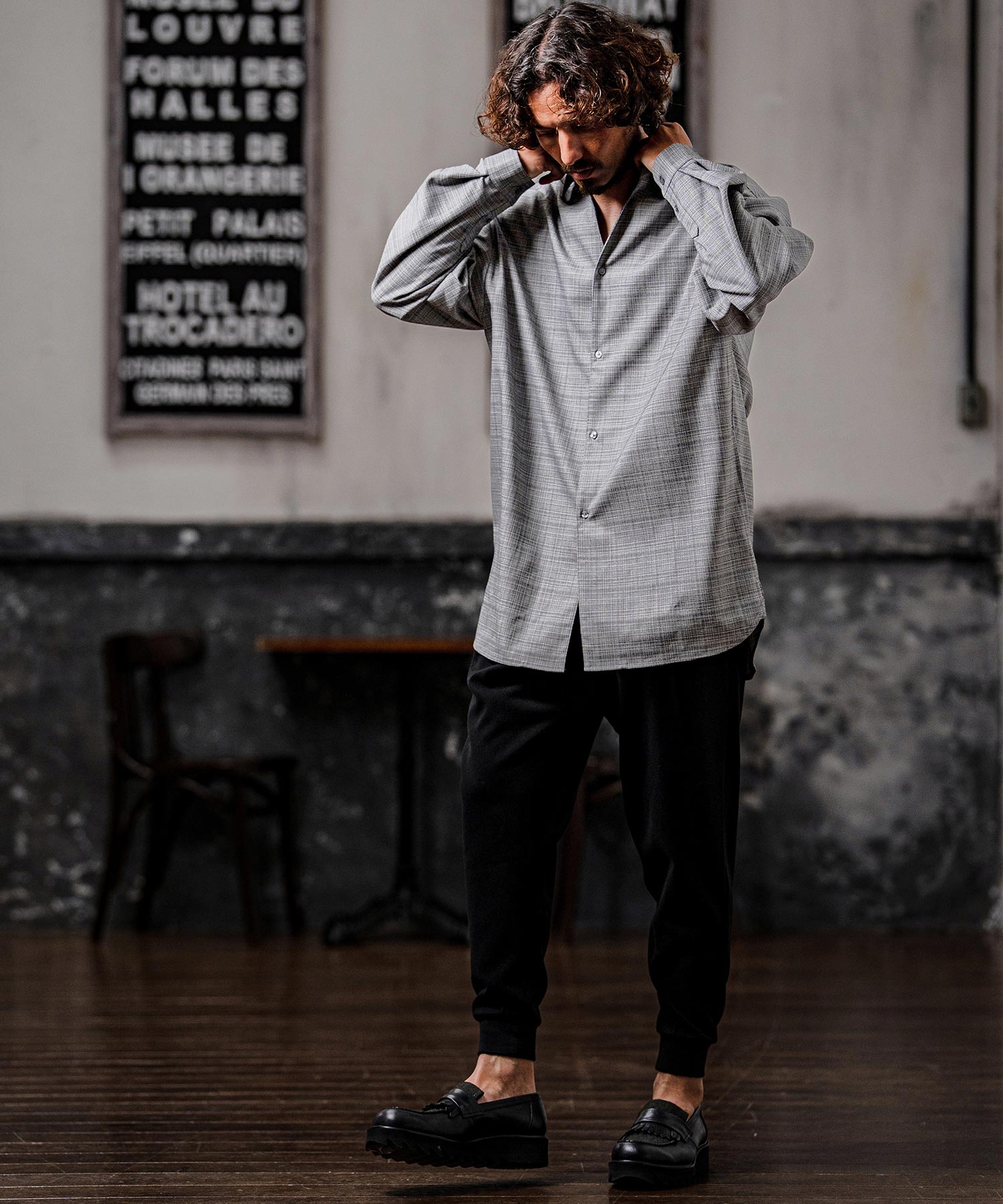 CAMBIO(カンビオ)】【予約販売8月上旬～中旬入荷】Slub Yarn Monogram