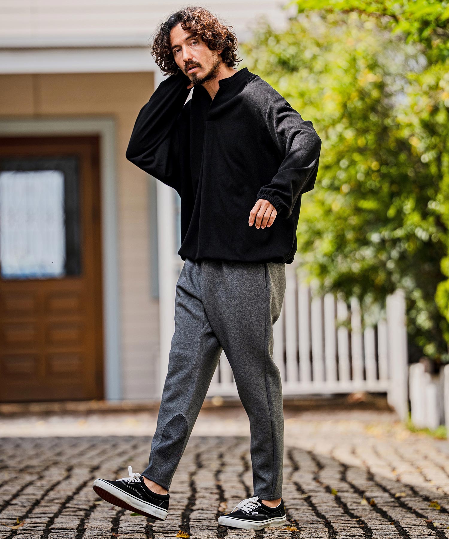 CAMBIO(カンビオ)】【予約販売8月上旬～中旬入荷】Oval Rib Scuba Knit
