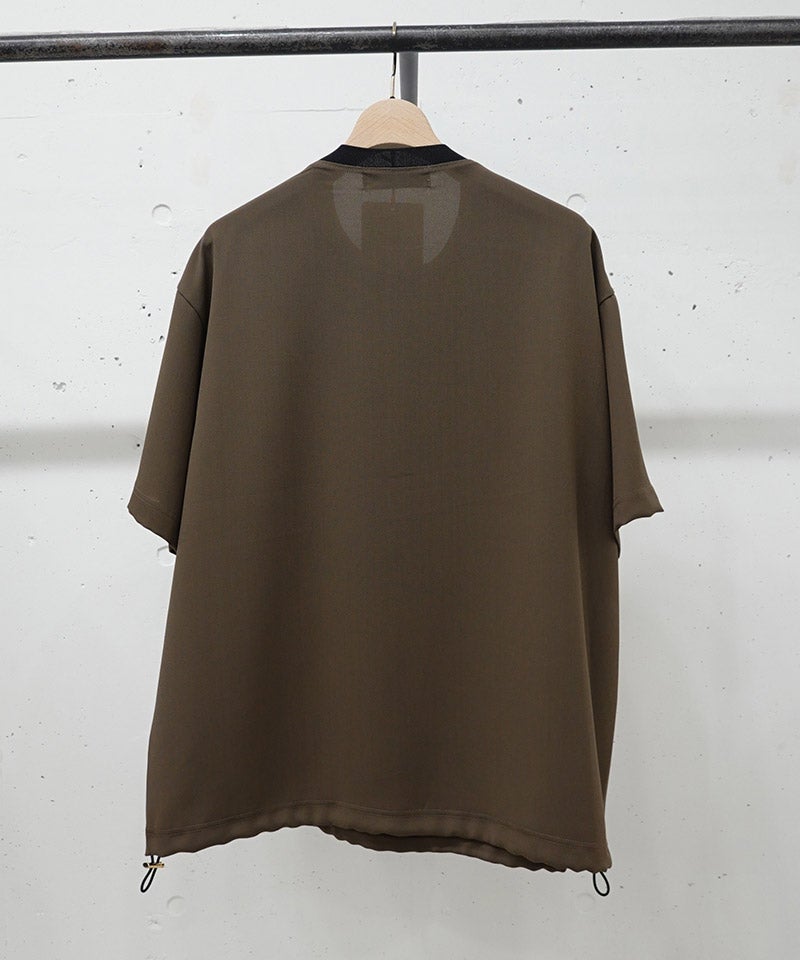 30%OFF【CULLNI(クルニ)】Dry Stretch Cloth Drawstring Short Sleeve