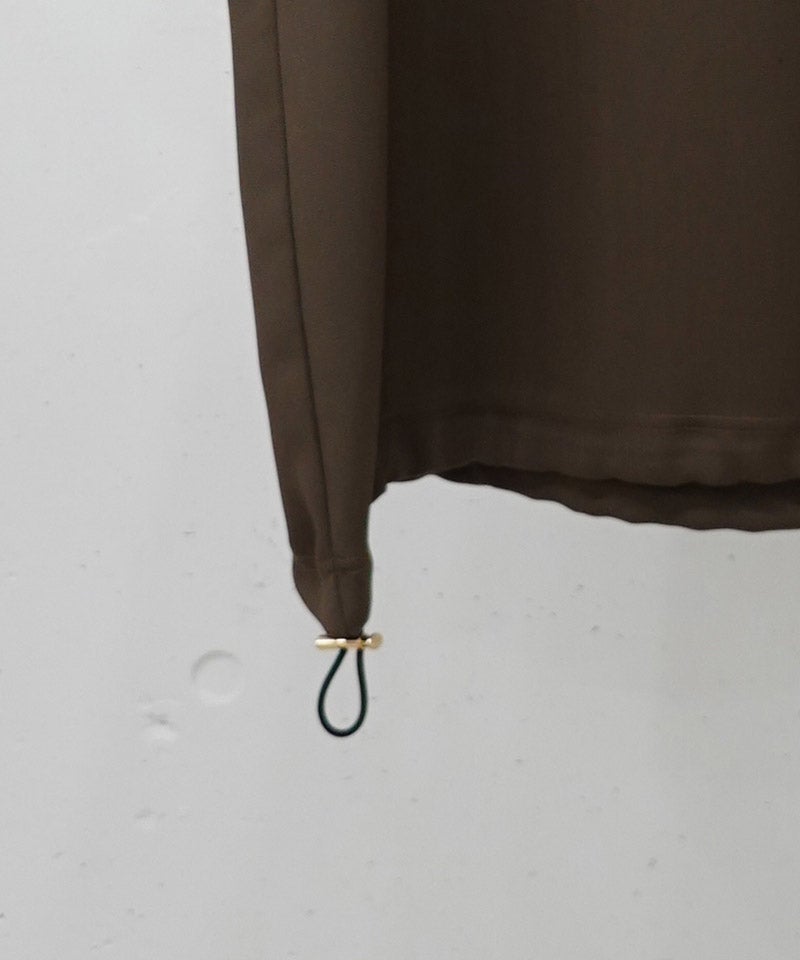 CULLNI(クルニ)】Dry Stretch Cloth Drawstring Short Sleeve Pullover
