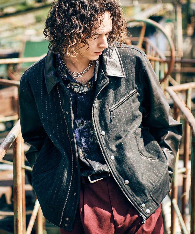 glamb(グラム)】【予約販売10月中旬～下旬入荷】Riders Stadium Jumper