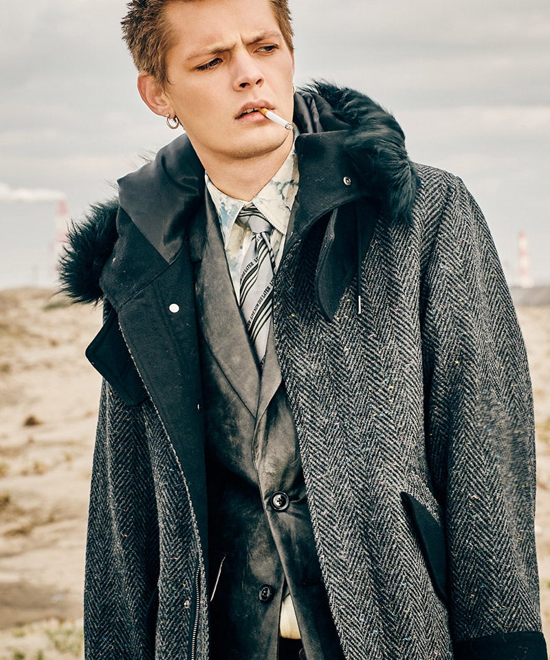 glamb(グラム)】【予約販売10月中旬～下旬入荷】High Neck Mods Coat