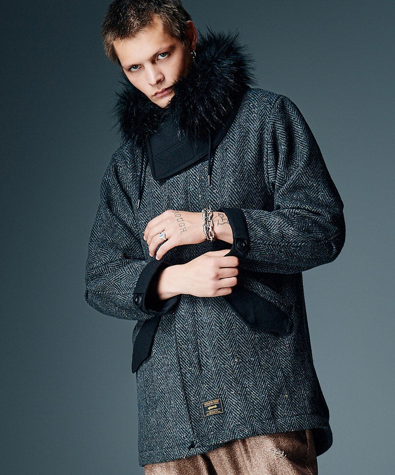 glamb(グラム)】【予約販売10月中旬～下旬入荷】High Neck Mods Coat