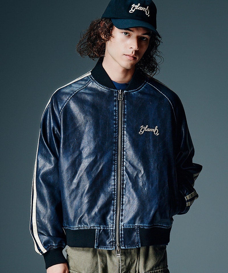 glamb(グラム)】【予約販売10月中旬～下旬入荷】Fade Leather Track 