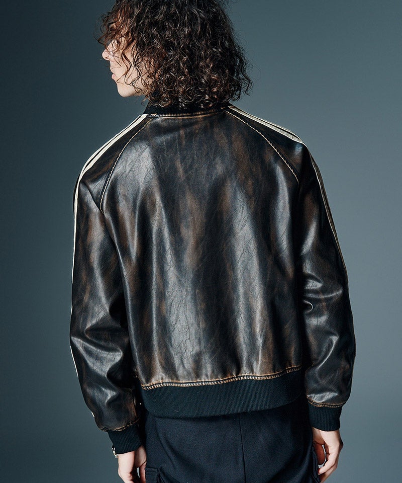 glamb(グラム)】【予約販売10月中旬～下旬入荷】Fade Leather Track