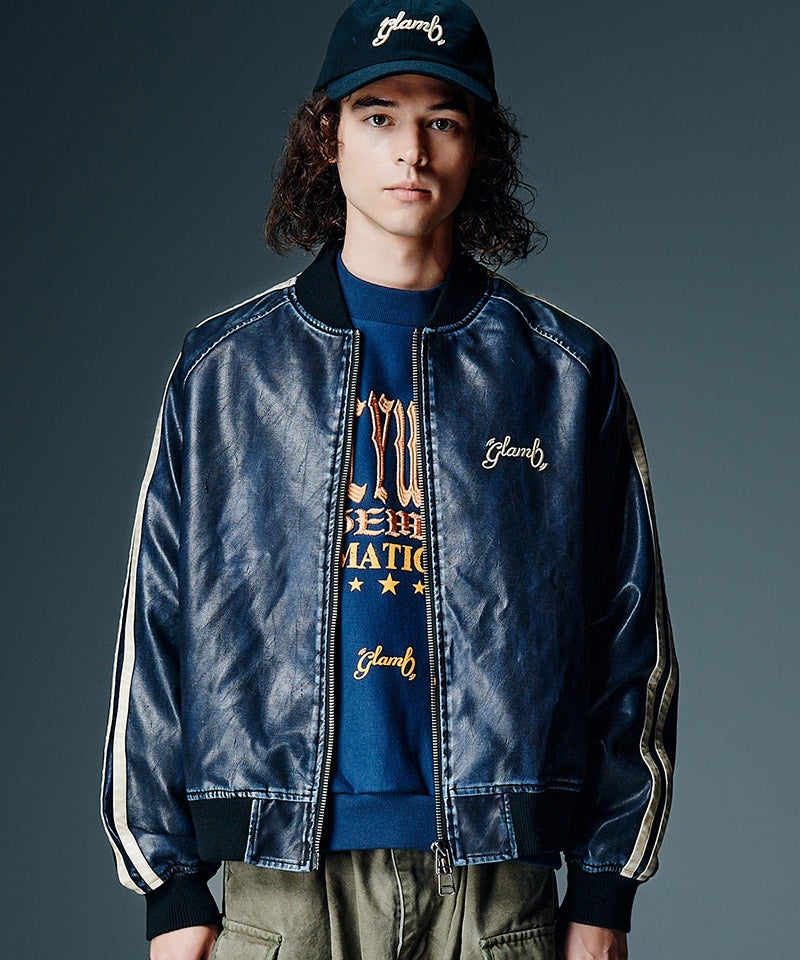 glamb(グラム)】【予約販売10月中旬～下旬入荷】Fade Leather Track