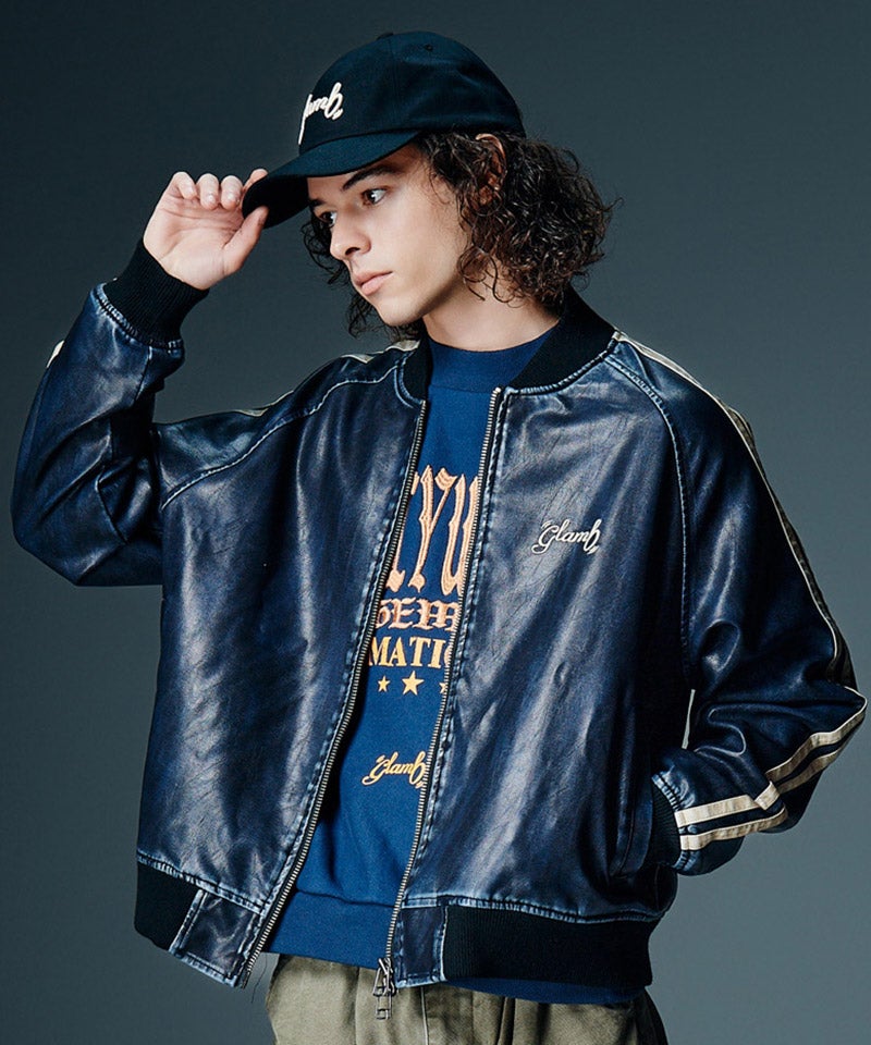 glamb(グラム)】【予約販売10月中旬～下旬入荷】Fade Leather Track