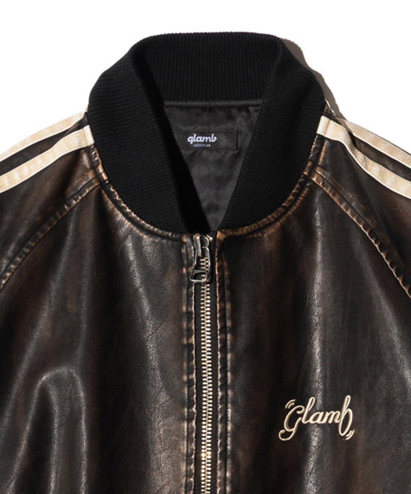 glamb(グラム)】【予約販売10月中旬～下旬入荷】Fade Leather Track